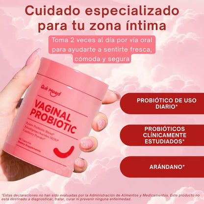Probiótico Vaginal Quit Mood ‒ 60 cáps.